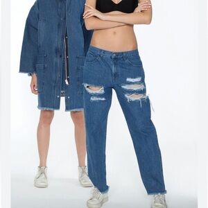 Marques Almeida X TopShop Distressed Jeans Sz 4